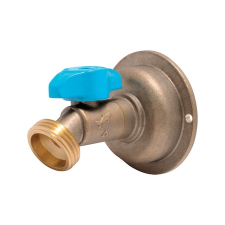 Sharkbite SharkBite No Kink 1/2 in. MHT X 3/4 in. MHT Anti-Siphon Brass Hose Bibb 24630LF